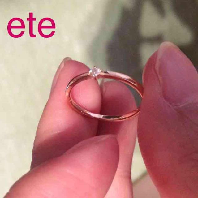 ete(エテ)のPGダイヤリング レディースのアクセサリー(リング(指輪))の商品写真