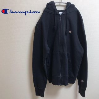 チャンピオン(Champion)のえっちゃん様専用！チャンピオン パーカー フルジップ ワンポイントロゴ ブラック(パーカー)