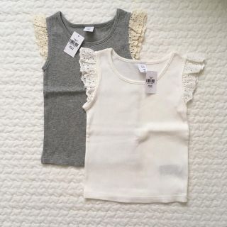 ベビーギャップ(babyGAP)のgap フラッタースリーブ リブタンクトップス(Tシャツ/カットソー)