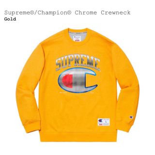 シュプリーム(Supreme)のSupreme Champion Chrome Crewneck Gold S(パーカー)