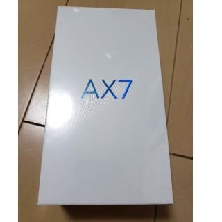 アンドロイド(ANDROID)のsimフリー oppo AX7 ゴールド 新品(スマートフォン本体)