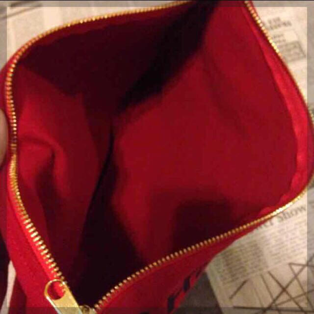 American Apparel(アメリカンアパレル)のアメアパ♡クラッチ♡赤♡キャンバス レディースのバッグ(クラッチバッグ)の商品写真