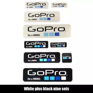 ゴープロ(GoPro)のGoPro ステッカー デカール 9枚セット 防水性能あり 新品未使用 (ビデオカメラ)