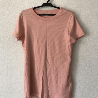 ユニクロ(UNIQLO)のUNIQLO リブ Tシャツ(Tシャツ(半袖/袖なし))