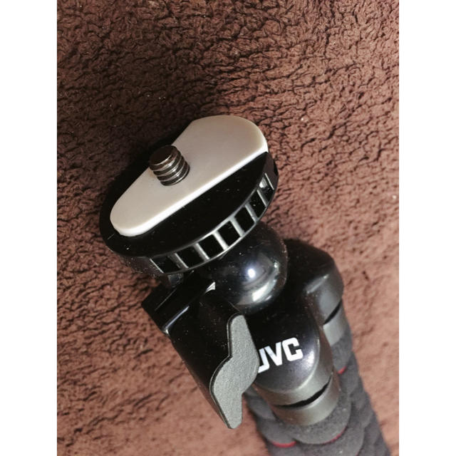 Victor(ビクター)のミニ三脚 JVC スマホ/家電/カメラのスマホアクセサリー(自撮り棒)の商品写真