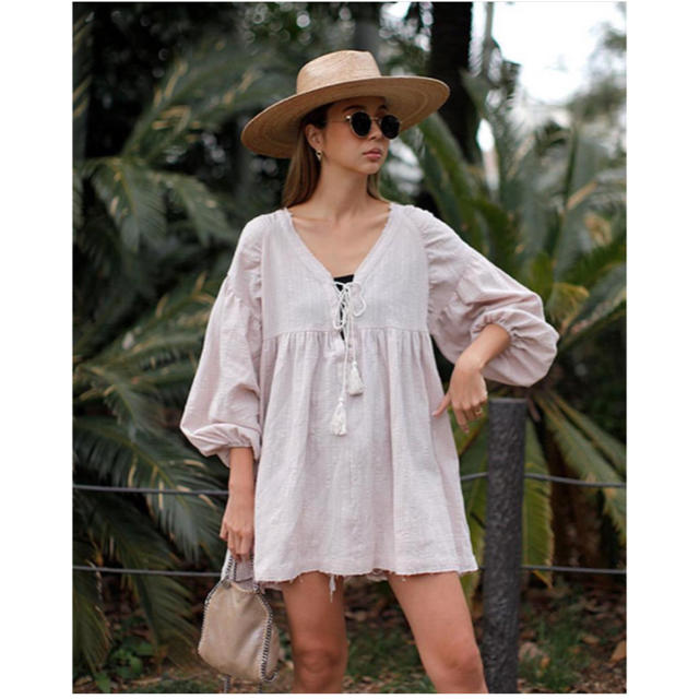 Tassel Tunic Wide One-piece