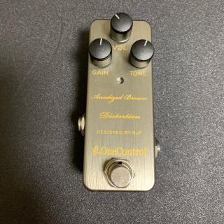 one control Anodized Brown Distortion(エフェクター)