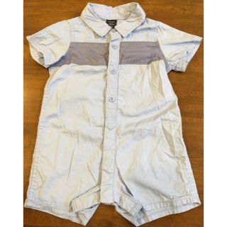 ベビーギャップ(babyGAP)のbabyGAP 80cm シャツ風ロンパース 男の子(ロンパース)