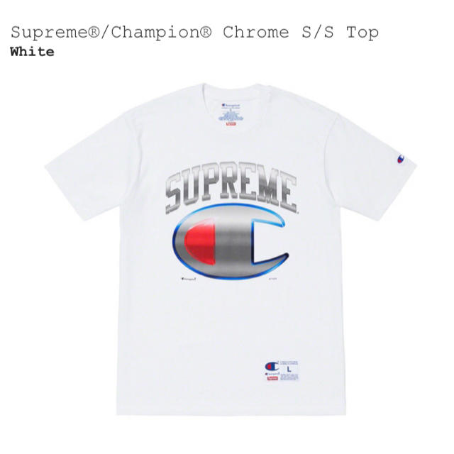 Mサイズ Supreme Champion Chrome tee Tシャツ