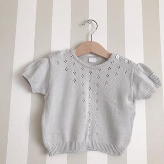 ベビーディオール(baby Dior)の【ミニー様専用baby  dior】値下げ中！サマーニットトップス☆80(シャツ/カットソー)