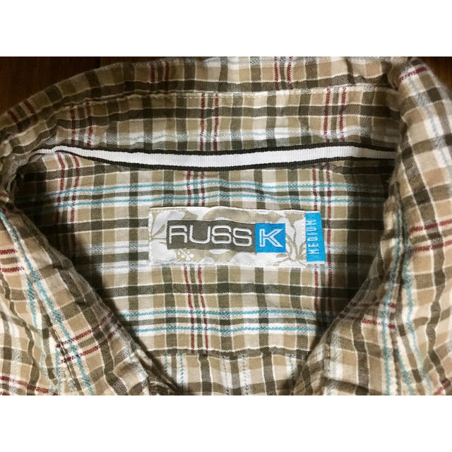 RUSS・K(ラスケー)のRUSS-K  長袖シャツM、未使用(長期保管) メンズのトップス(シャツ)の商品写真