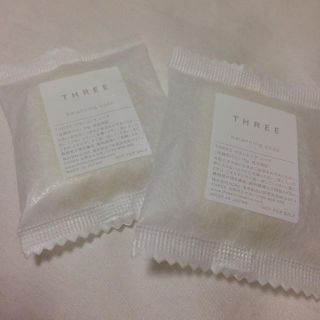 スリー(THREE)の新品THREE石けん×2(洗顔料)