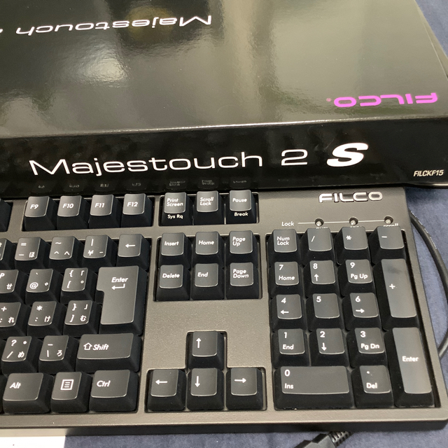 FILCO Majestouch2S FKBN108MPS/JB2 ピンク軸 黒 スマホ/家電/カメラのPC/タブレット(PC周辺機器)の商品写真