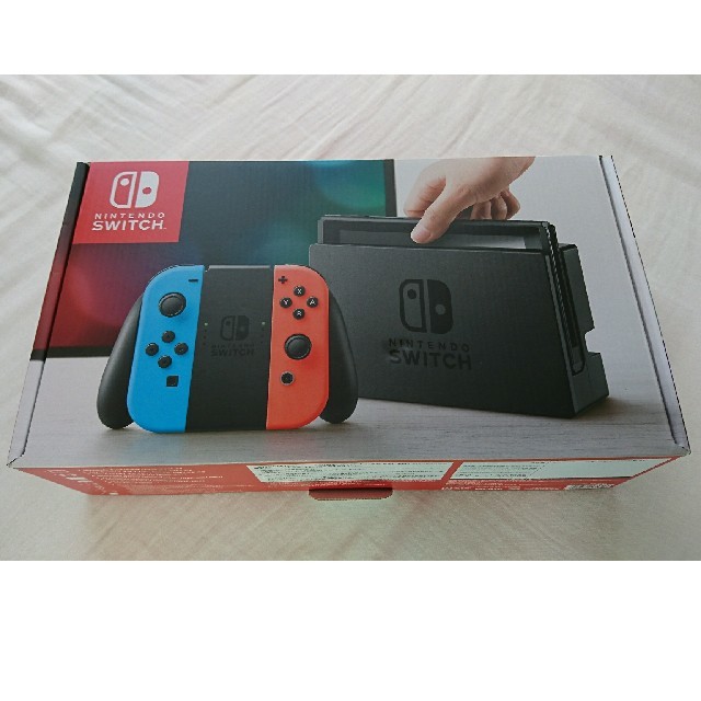 ■新品・即決・送無■ Nintendo Switch本体 ネオン ＋専用ケース