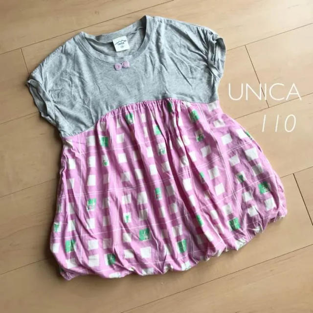 UNICA(ユニカ)のUNICA 猫窓 チュニック seraph キッズ/ベビー/マタニティのキッズ服女の子用(90cm~)(Tシャツ/カットソー)の商品写真