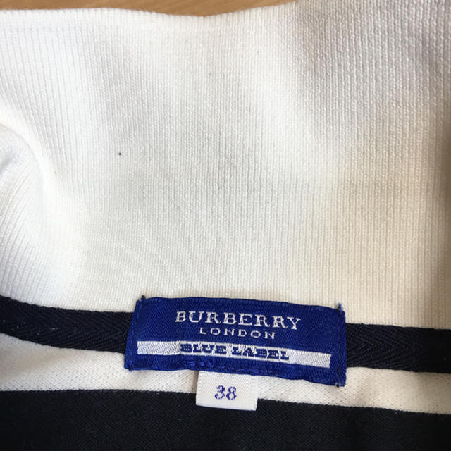 BURBERRY BLUE LABEL(バーバリーブルーレーベル)のバーバリー   ボーダー ポロシャツ レディースのトップス(ポロシャツ)の商品写真