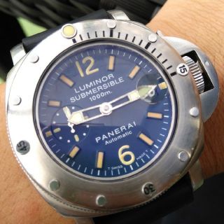 オフィチーネパネライ(OFFICINE PANERAI)のパネライ PAM00087 青 トリチ サブマーシブル(腕時計(アナログ))