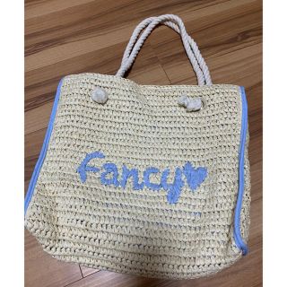 イング(INGNI)の新品 INGNI ペーパー刺繍バッグ かごバッグ(かごバッグ/ストローバッグ)