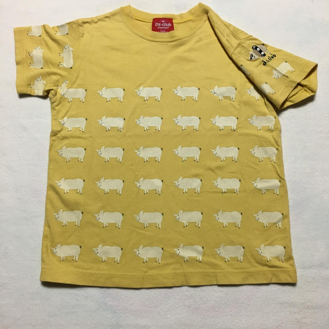 drug store's(ドラッグストアーズ)のドラッグストアーズ 110 ブタさんTシャツ キッズ/ベビー/マタニティのキッズ服男の子用(90cm~)(Tシャツ/カットソー)の商品写真