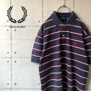 フレッドペリー(FRED PERRY)の【キャロット様専用】 FREDPERRY フレッドペリー ボーダー ポロシャツ(ポロシャツ)