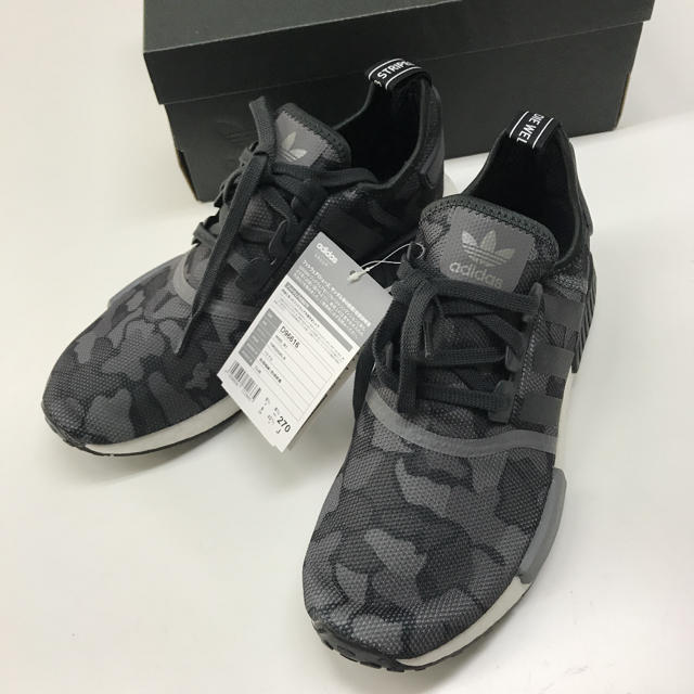 新品 adidas NMD R1 アディダス 迷彩 カモ カモフラ 黒