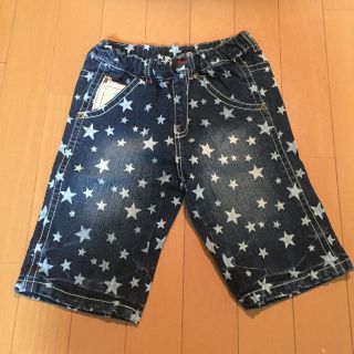 ジャンクストアー(JUNK STORE)の中古☆JUNK STORE デニムハーフパンツ☆130(パンツ/スパッツ)