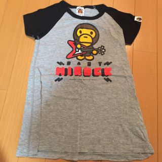 アベイシングエイプ(A BATHING APE)の中古☆BAPE KIDS ワンピース 100(ワンピース)