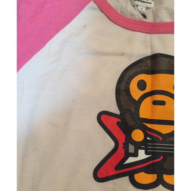 A BATHING APE(アベイシングエイプ)の中古☆BAPE KIDS ワンピース130 キッズ/ベビー/マタニティのキッズ服女の子用(90cm~)(ワンピース)の商品写真