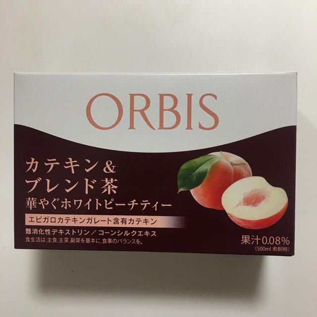 ORBIS(オルビス)の華やぐホワイトピーチティー 10～20日分（3.5g×20袋） 食品/飲料/酒の健康食品(健康茶)の商品写真