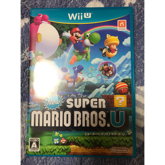 Wii U(ウィーユー)のスーパーマリオブラザーズU エンタメ/ホビーのゲームソフト/ゲーム機本体(家庭用ゲームソフト)の商品写真
