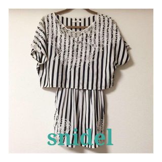 スナイデル(SNIDEL)のsnidel♡セットアップ(ミニワンピース)