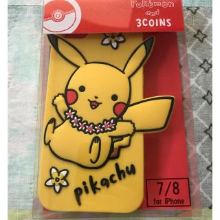 スリーコインズ(3COINS)のポケモン ピカチュウ スマートフォンケース スマホ(iPhoneケース)