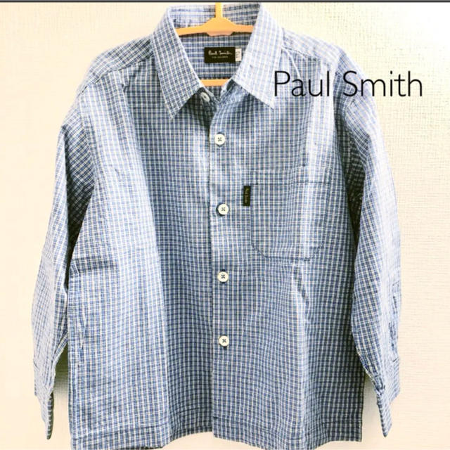 Paul Smith(ポールスミス)の【ポールスミス】キッズ チェックシャツ 110 キッズ/ベビー/マタニティのキッズ服男の子用(90cm~)(ブラウス)の商品写真