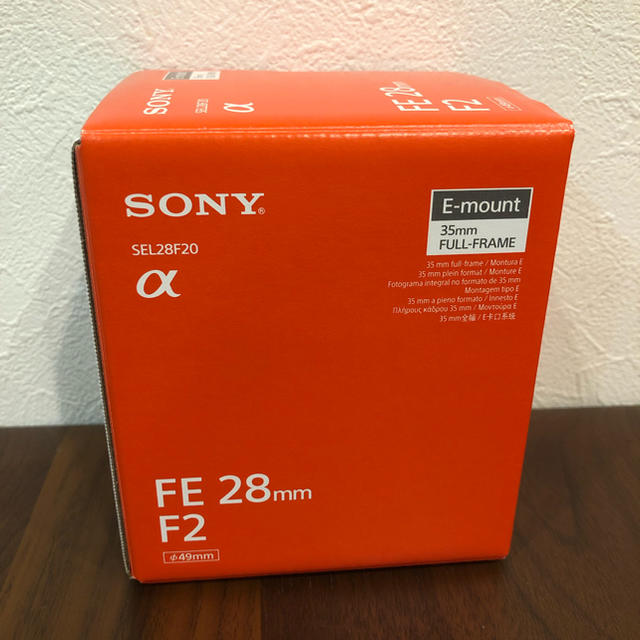 SONY SEL28F20 単焦点レンズ