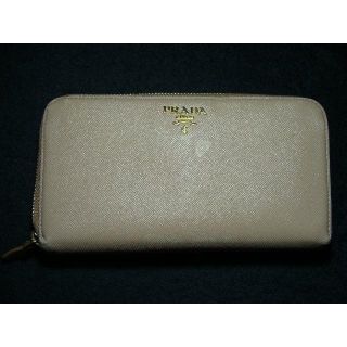 プラダ(PRADA)のPRADAプラダサフィアーノレザー皮革大容量長財布ウォレットラウンドジップ2つ折(財布)