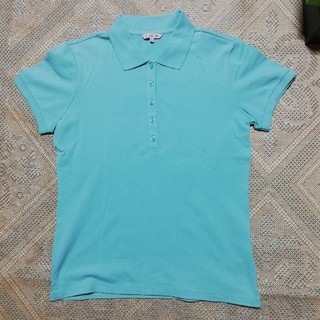 ユニクロ(UNIQLO)のユニクロ　ストレッチポロシャツ　Lサイズ(ポロシャツ)