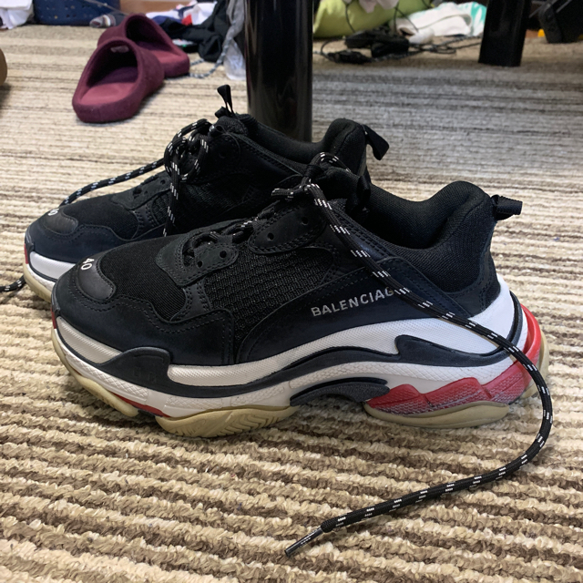BALENCIAGA tripleS ノワールルージュ 40 | tspea.org