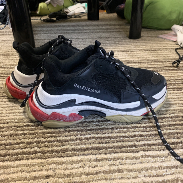 BALENCIAGA tripleS ノワールルージュ 40 | tspea.org