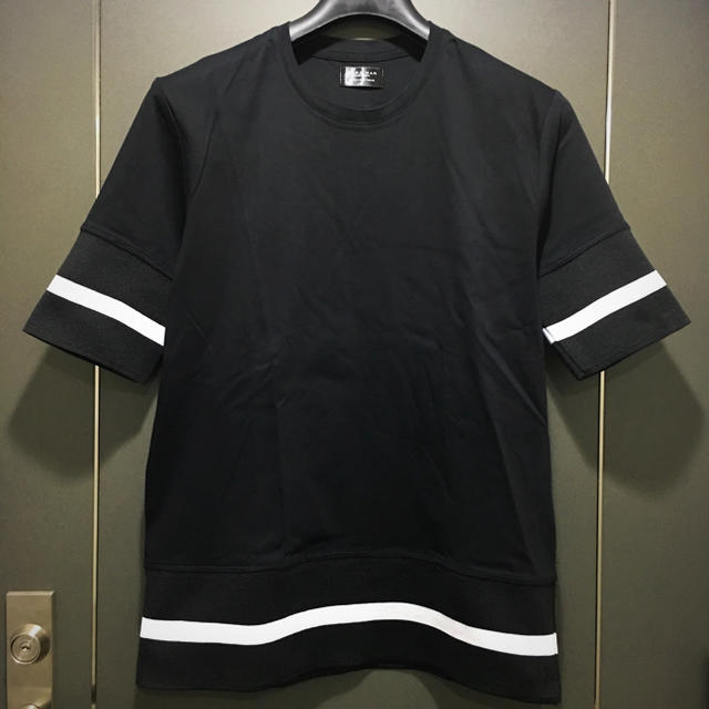 ZARA(ザラ)の【セール‼️】ZARA 太リブ スウェット Tee "M" メンズのトップス(Tシャツ/カットソー(半袖/袖なし))の商品写真