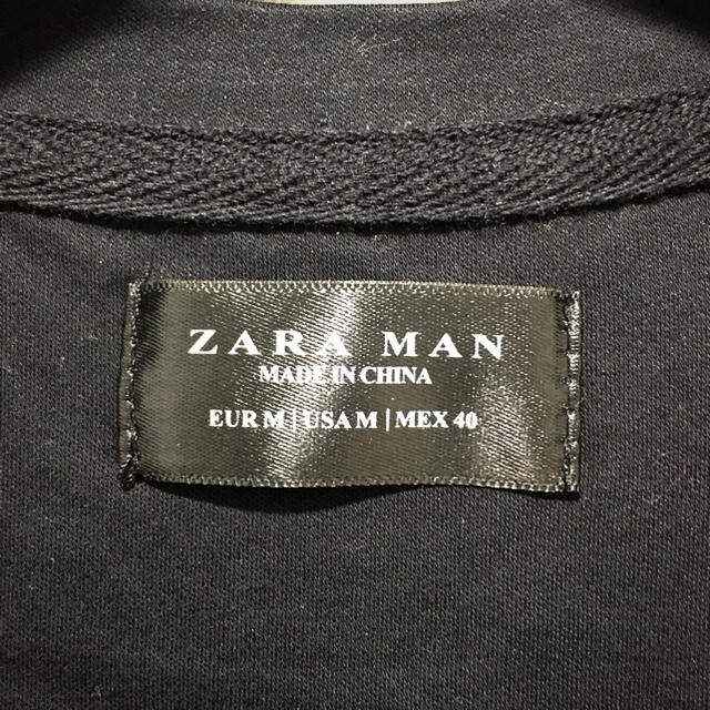 ZARA(ザラ)の【セール‼️】ZARA 太リブ スウェット Tee "M" メンズのトップス(Tシャツ/カットソー(半袖/袖なし))の商品写真