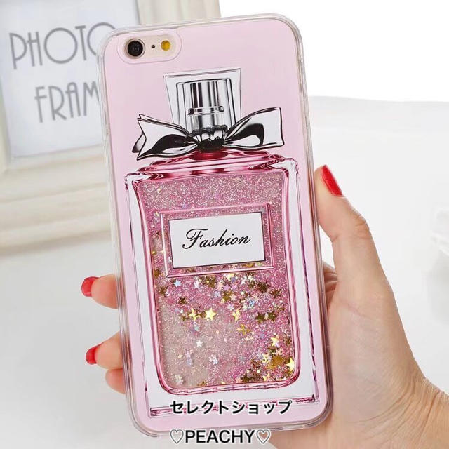 香水 グリッター iPhone ケースの通販 by ♡Queen Land♡｜ラクマ