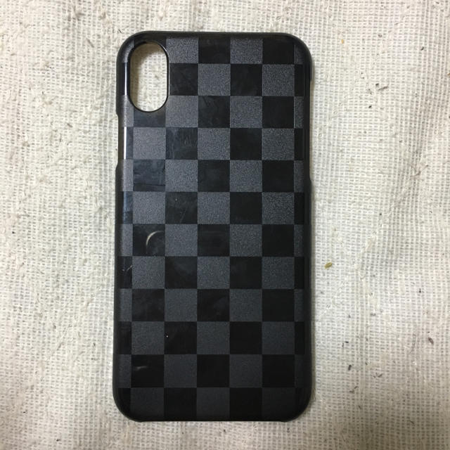 iPhone XRクリアブラックハードケースの通販 by めぐ’s shop｜ラクマ