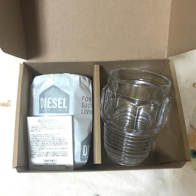 DIESEL(ディーゼル)のお値下げ☆DIESEL グラスセット MACHINE collection インテリア/住まい/日用品のキッチン/食器(グラス/カップ)の商品写真