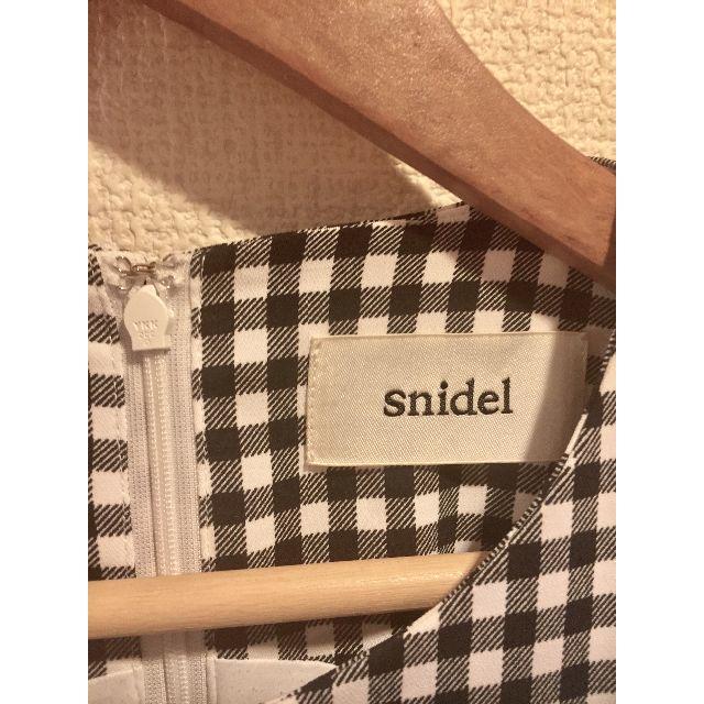 SNIDEL(スナイデル)の☆スナイデル(Snidel)☆　チェック柄ワンピース レディースのワンピース(ひざ丈ワンピース)の商品写真