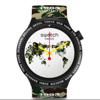 アベイシングエイプ(A BATHING APE)のbape swatch(腕時計(アナログ))