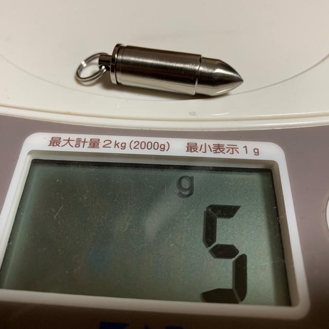 Titanium チタン ピルケース 砲弾型 EDC ツール tool 砲弾 の通販 by ...