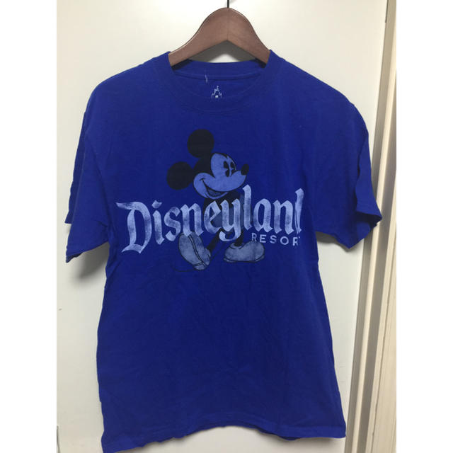 Disney(ディズニー)の米国 ディズニーリゾート Tシャツ ミッキー サイズM カラーブルー メンズのトップス(Tシャツ/カットソー(半袖/袖なし))の商品写真