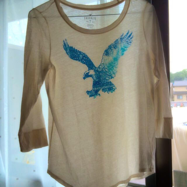 American Eagle(アメリカンイーグル)のアメリカンイーグルのTシャツ😀💞 レディースのトップス(Tシャツ(長袖/七分))の商品写真