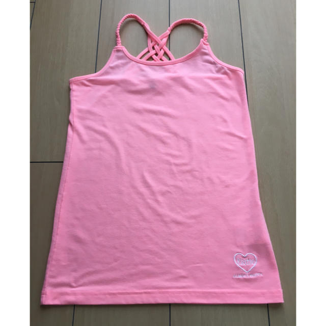 PINK-latte(ピンクラテ)のピンクラテキャミソールXS キッズ/ベビー/マタニティのキッズ服女の子用(90cm~)(Tシャツ/カットソー)の商品写真