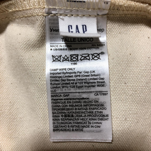 GAP(ギャップ)の新品 GAP ロゴ トートバッグ 肩掛けバッグ 綿100% レディースのバッグ(トートバッグ)の商品写真